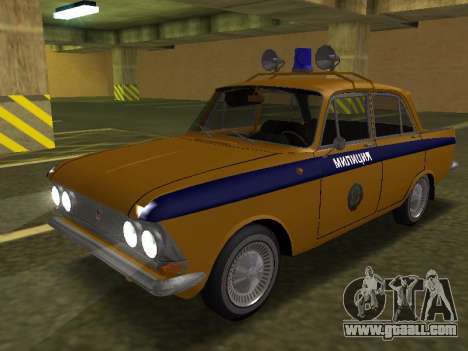Moskvich 408 Police for GTA San Andreas