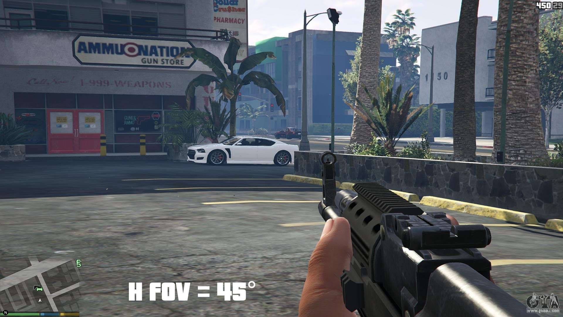 FOV mod v1.3 for GTA 5