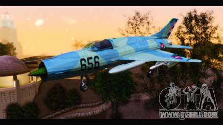 MIG-21MF Cuban Revolutionary Air Force for GTA San Andreas