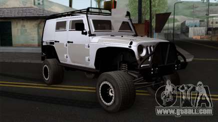 Jeep Wrangler 2013 Fast & Furious Edition for GTA San Andreas
