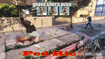 Ped Riot (a Riot of the citizens of Los Santos) for GTA 5