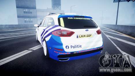 Ford Fusion Estate Belgian Police [ELS] Dog Unit for GTA 4