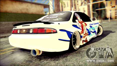 Nissan Silvia S14 Umi Sonoda Paintjob Itasha for GTA San Andreas