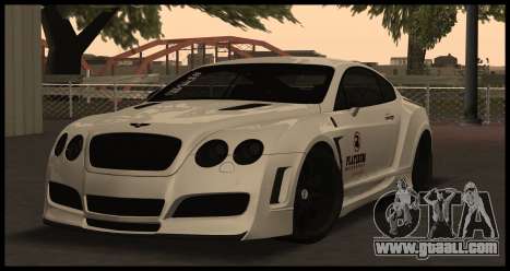Bentley Continental GT Platinum Motorsport for GTA San Andreas