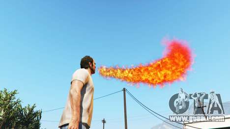 GTA 5 Fire-breathing