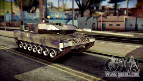 Leopard 2A6 PJ for GTA San Andreas
