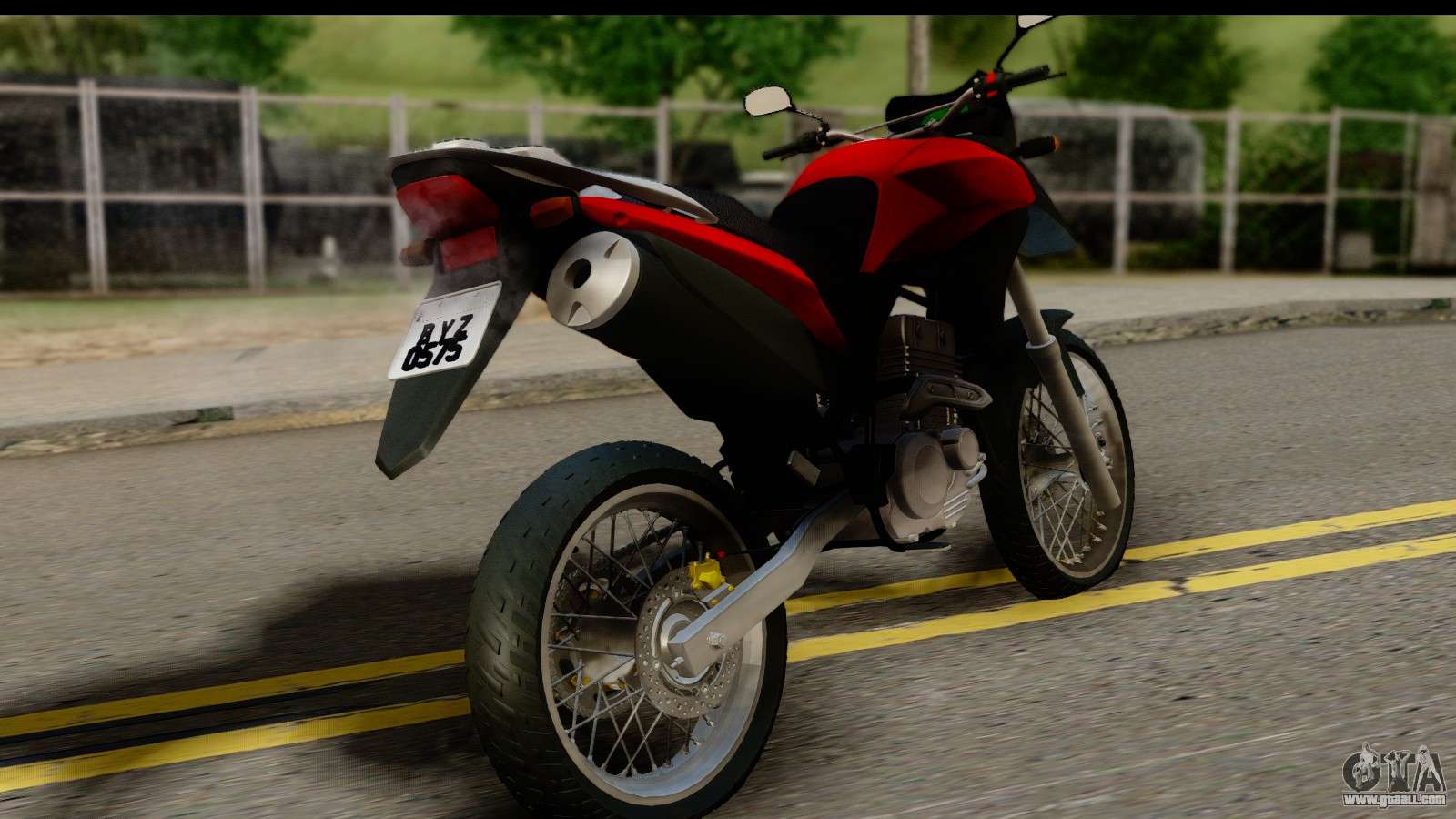 Honda XRE 300 para GTA San Andreas