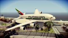 Airbus A380-800 Fly Emirates Airline for GTA San Andreas