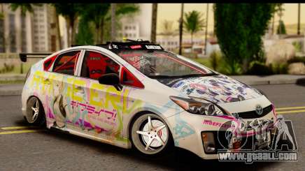 Toyota Prius Hybrid Eri Ayase Love Live Itasha for GTA San Andreas