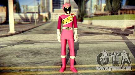 Power Rangers Kyoryu Pink Skin for GTA San Andreas