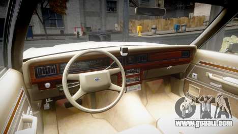 Ford LTD Crown Victoria 1987 Detective [ELS] for GTA 4
