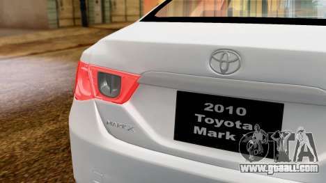 Toyota Mark X for GTA San Andreas