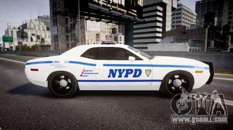 Dodge Challenger NYPD [ELS] for GTA 4
