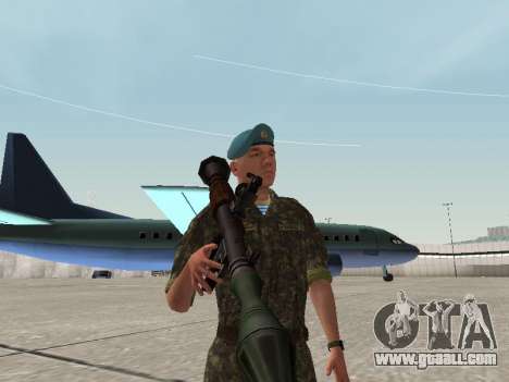 The airborne soldier of Ukraine for GTA San Andreas