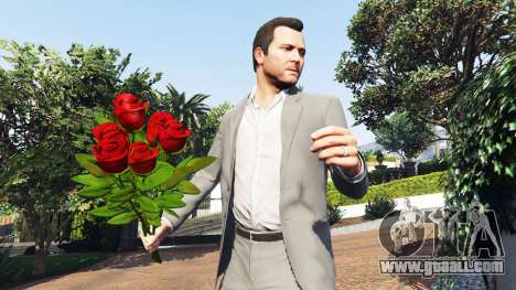 GTA 5 A bouquet of roses