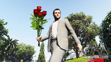 GTA 5 A bouquet of roses