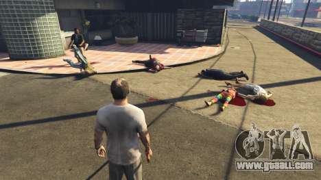 GTA 5 Melee Riot (ambient peds riot) 0.81a