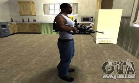 Full Black Sniper Rifle for GTA San Andreas