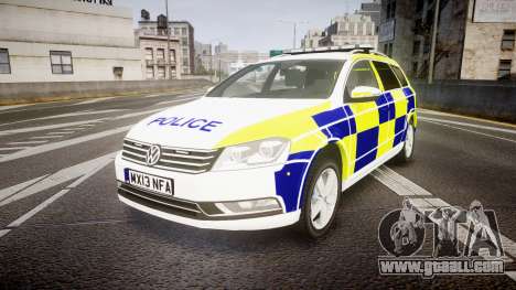 Volkswagen Passat B7 North West Police [ELS] for GTA 4