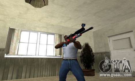 Red Shark Sniper Rifle for GTA San Andreas
