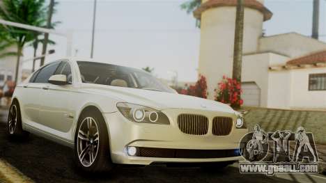 BMW 7 Series F02 2012 for GTA San Andreas