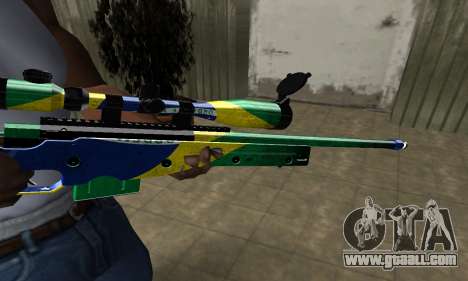 Three Colors Sniper Rifle for GTA San Andreas