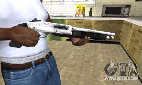 Silver Shotgun for GTA San Andreas