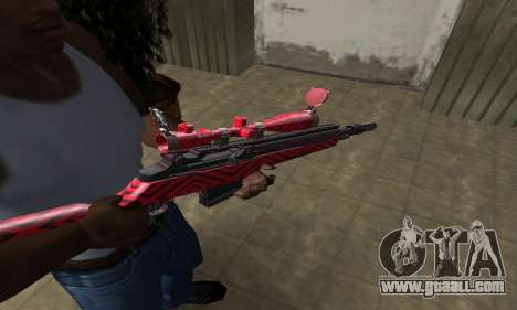 Red Romb Sniper Rifle for GTA San Andreas