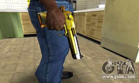Yellow Deagle for GTA San Andreas