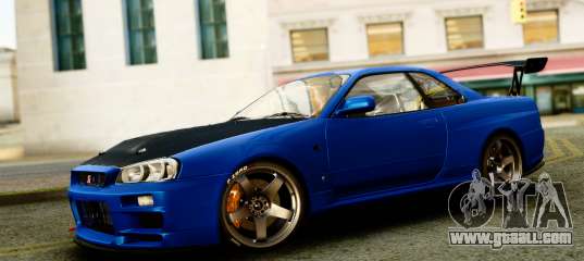 Nissan Skyline GT-R (BNR34) Tuned for GTA San Andreas