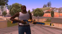 Shotgun BlueYellow for GTA San Andreas