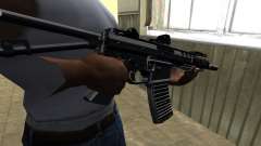 Full Black Automatic Gun for GTA San Andreas