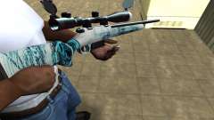 Mini Water Time Sniper Rifle for GTA San Andreas