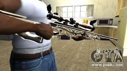 Gold Dragon Sniper Rifle for GTA San Andreas