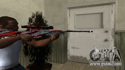 Red Flag Sniper Rifle for GTA San Andreas