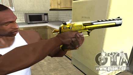 Yellow Deagle for GTA San Andreas