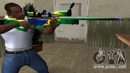 Three Colors Sniper Rifle for GTA San Andreas