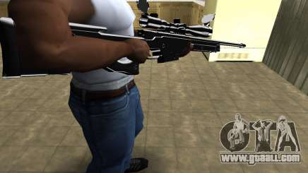 Full Black Sniper Rifle for GTA San Andreas