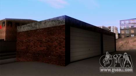 New LSPD garage for GTA San Andreas