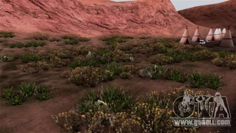 Real texture vegetation for GTA San Andreas