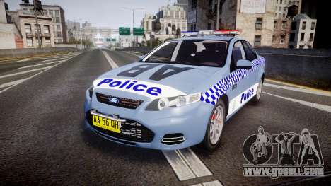 Ford Falcon FG XR6 Turbo NSW Police [ELS] v2.0 for GTA 4
