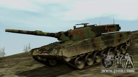 Leopard 2A4 for GTA San Andreas