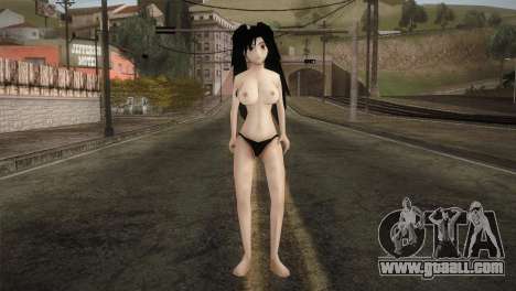 Black Hair Black Bikini Bfybe for GTA San Andreas