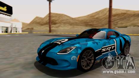 Dodge Viper SRT GTS 2013 HQLM (MQ PJ) for GTA San Andreas