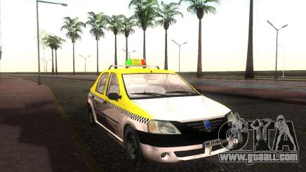 Dacia Logan Taxi UNIVIP for GTA San Andreas