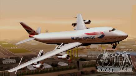 Boeing 747 British for GTA San Andreas