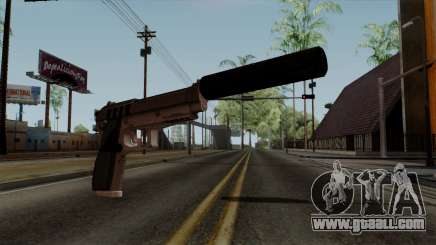 Original HD Silenced Pistol for GTA San Andreas