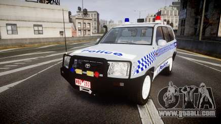 Toyota Land Cruiser 100 2005 Police [ELS] for GTA 4