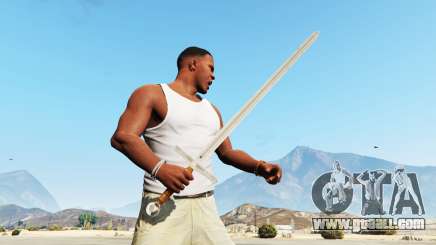 Sword Excalibur for GTA 5