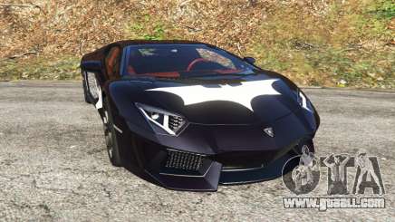 Lamborghini Aventador LP700-4 Batman v1 for GTA 5